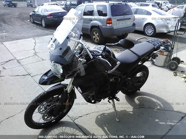 SMTE06BF1ET652921 - 2014 TRIUMPH MOTORCYCLE TIGER 800XC ABS BLACK photo 2