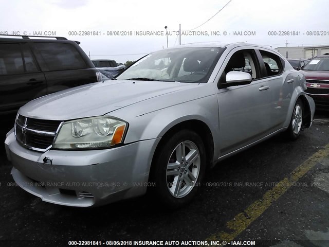 1B3CC1FB2AN204534 - 2010 DODGE AVENGER EXPRESS SILVER photo 2