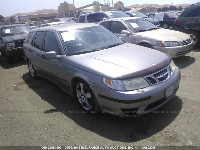 YS3EH59G453500057 - 2005 SAAB 9-5 AERO SILVER photo 1