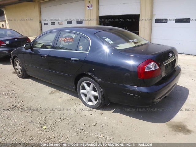 JNKBF01A33M103147 - 2003 INFINITI Q45 BLUE photo 3