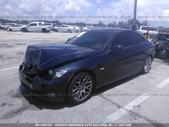 WBAWV1C51AP123871 - 2010 BMW 328 I SULEV BLUE photo 2