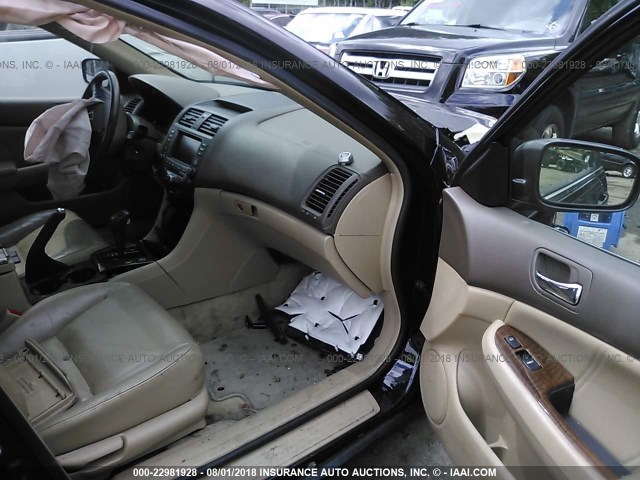 1HGCM56776A170072 - 2006 HONDA ACCORD EX 黑色 照片 5