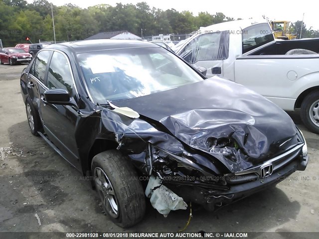 1HGCM56776A170072 - 2006 HONDA ACCORD EX 黑色 照片 6