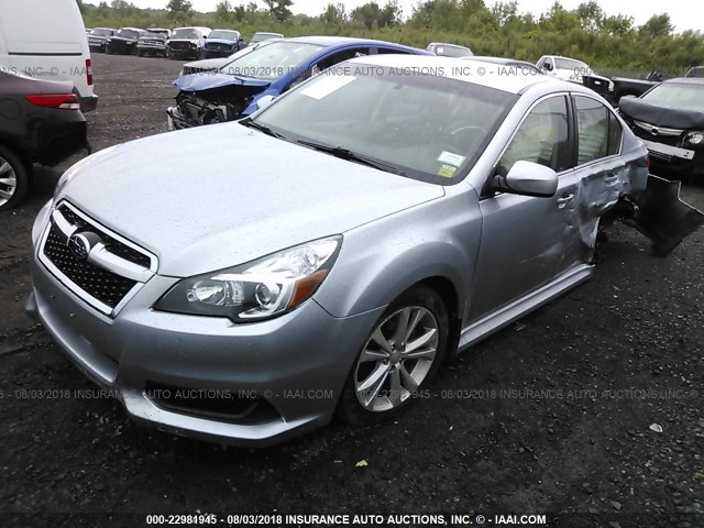 4S3BMBC63E3029426 - 2014 SUBARU LEGACY 2.5I PREMIUM SILVER photo 2