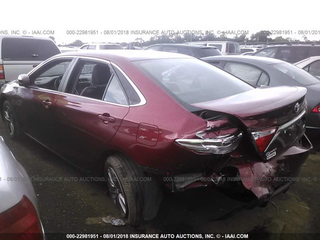 4T1BF1FK3FU955331 - 2015 TOYOTA CAMRY LE/XLE/SE/XSE RED photo 6