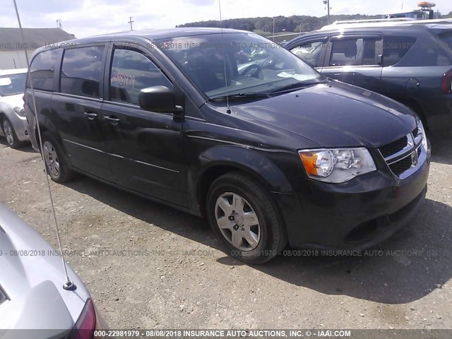 2D4RN4DGXBR647007 - 2011 DODGE GRAND CARAVAN EXPRESS GRAY photo 1