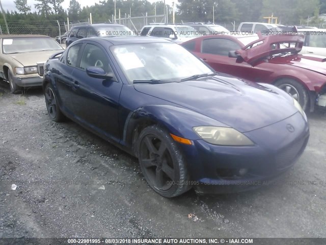 JM1FE173670213157 - 2007 MAZDA RX8 BLUE photo 1