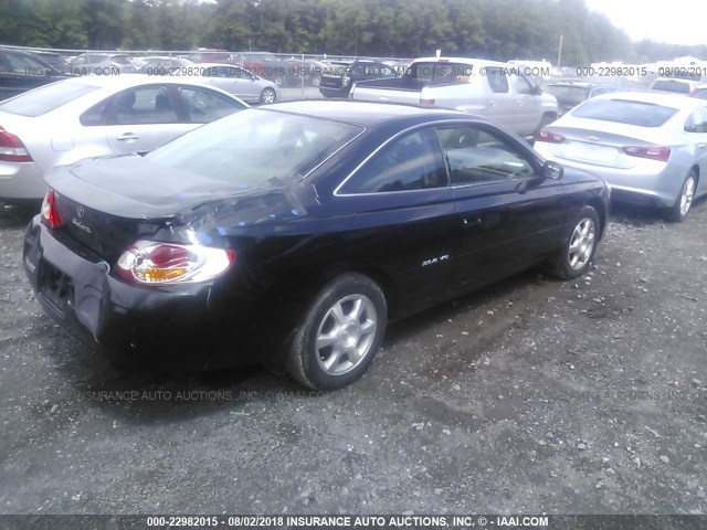 2T1CF28P22C586458 - 2002 TOYOTA CAMRY SOLARA SE/SLE შავი ფოტო 4