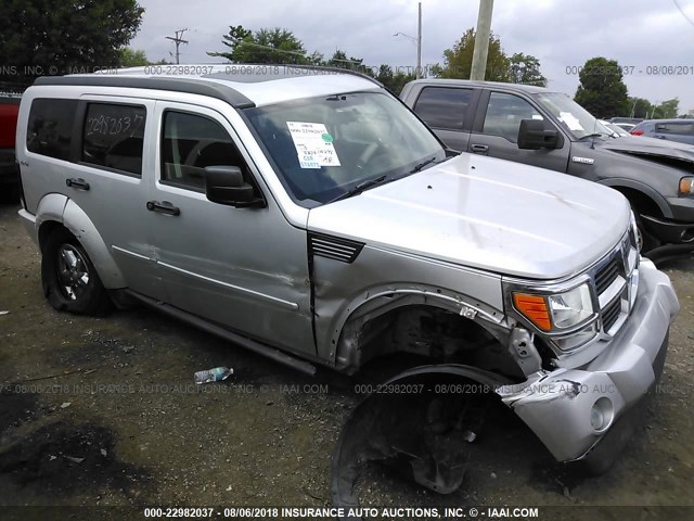 1D8GU28K29W537565 - 2009 DODGE NITRO SE SILVER photo 1