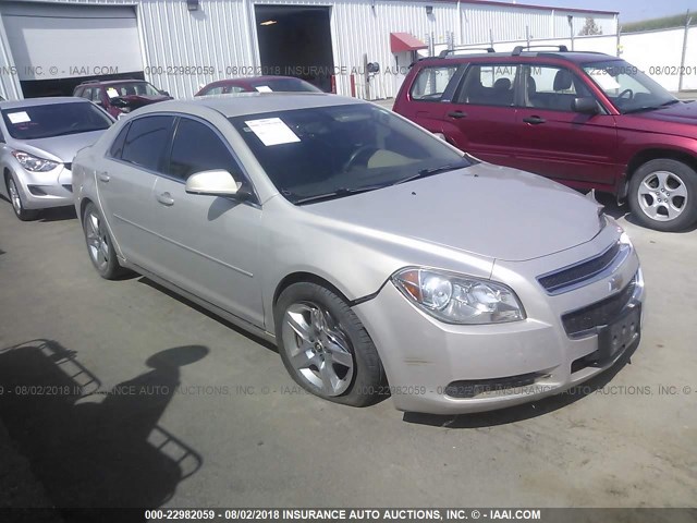 1G1ZH57B99F241773 - 2009 CHEVROLET MALIBU 1LT TAN photo 1