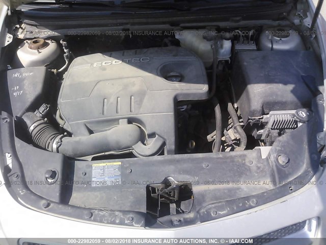 1G1ZH57B99F241773 - 2009 CHEVROLET MALIBU 1LT TAN photo 10