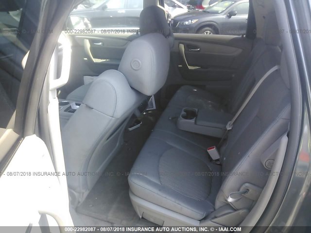 1GNKRFEDXEJ138764 - 2014 CHEVROLET TRAVERSE LS GRAY photo 8