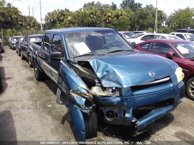 1N6ED29XX4C400509 - 2004 NISSAN FRONTIER CREW CAB XE V6 BLUE photo 6