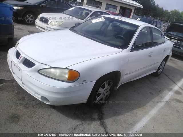 1G2NF52E83M721808 - 2003 PONTIAC GRAND AM SE1 WHITE photo 2