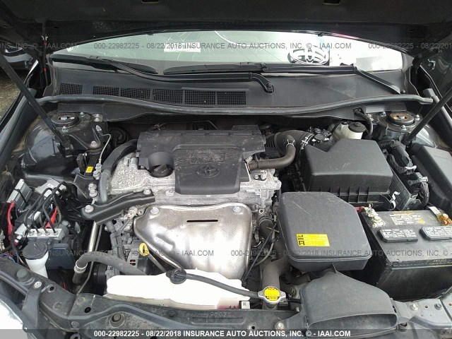 4T1BF1FK4FU939025 - 2015 TOYOTA CAMRY LE/XLE/SE/XSE BLACK photo 10