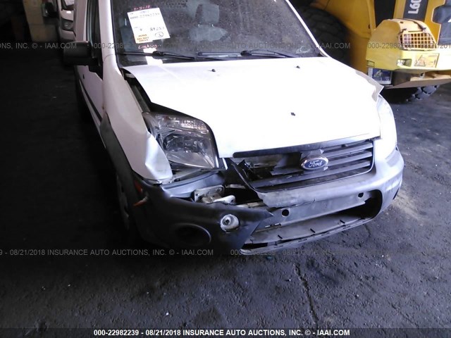 NM0LS7AN3CT098760 - 2012 FORD TRANSIT CONNECT XL WHITE photo 6