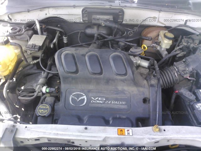 4F2YU08131KM37338 - 2001 MAZDA TRIBUTE LX/ES 银色 照片 10