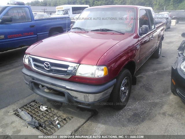 4F4YR46V23TM11137 - 2003 MAZDA B3000 CAB PLUS RED photo 2