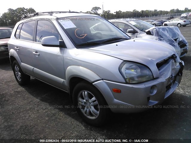 KM8JN12D26U263387 - 2006 HYUNDAI TUCSON GLS/LIMITED SILVER photo 1