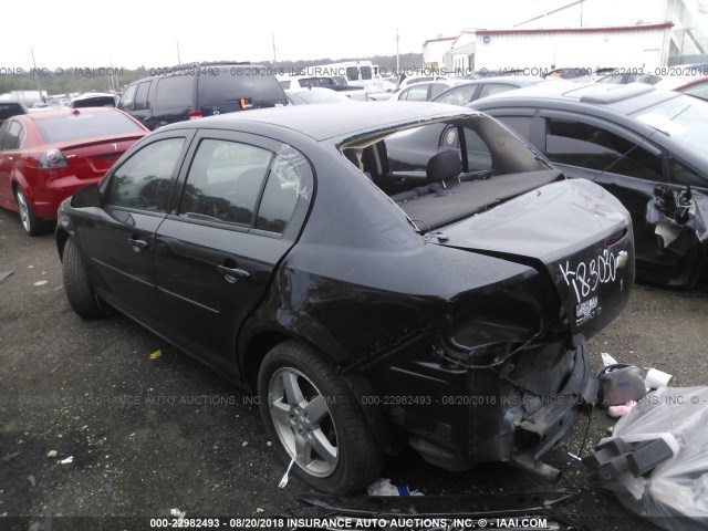 1G1AF5F57A7179979 - 2010 CHEVROLET COBALT 2LT BLACK photo 3