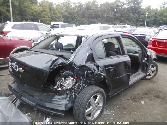 1G1AF5F57A7179979 - 2010 CHEVROLET COBALT 2LT BLACK photo 4