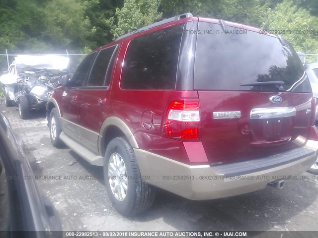 1FMJU1J59DEF59558 - 2013 FORD EXPEDITION XLT/KING RANCH RED photo 3