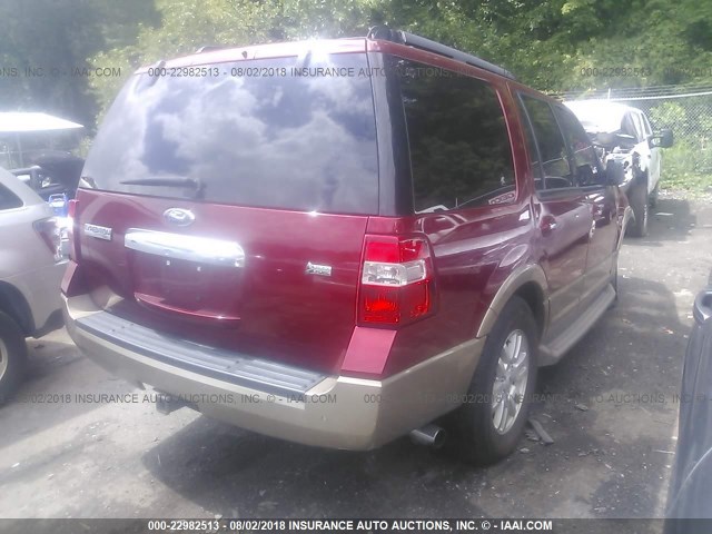 1FMJU1J59DEF59558 - 2013 FORD EXPEDITION XLT/KING RANCH RED photo 4
