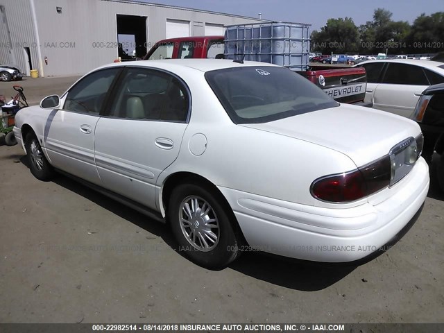 1G4HR54K25U271266 - 2005 BUICK LESABRE LIMITED WHITE photo 3