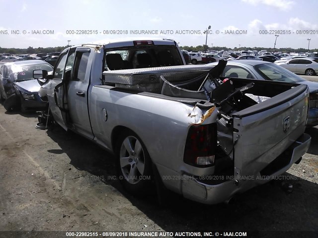 1C6RD6FT6CS212059 - 2012 DODGE RAM 1500 ST SILVER photo 3