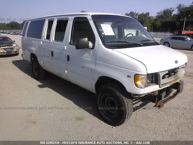 1FBSS31LXWHC10830 - 1998 FORD ECONOLINE E350 SUPER DUTY WHITE photo 1