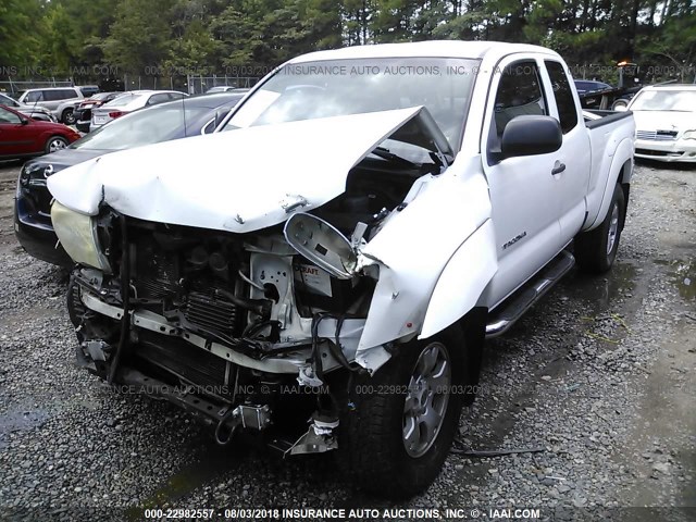 5TEUU42N86Z209386 - 2006 TOYOTA TACOMA ACCESS CAB Ақ фото 2