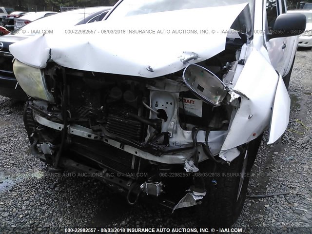 5TEUU42N86Z209386 - 2006 TOYOTA TACOMA ACCESS CAB Ақ фото 6