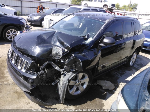 1C4NJCEA8CD602566 - 2012 JEEP COMPASS LATITUDE Qara foto 2