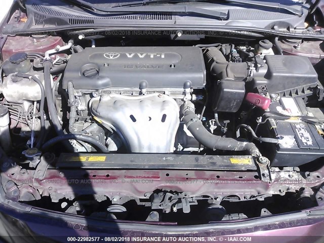 JTKDE167870150034 - 2007 TOYOTA SCION TC 紫色 照片 10
