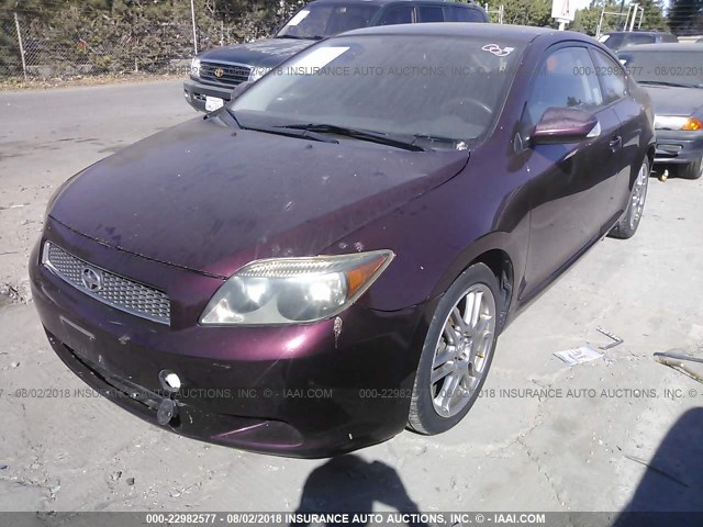 JTKDE167870150034 - 2007 TOYOTA SCION TC 紫色 照片 2