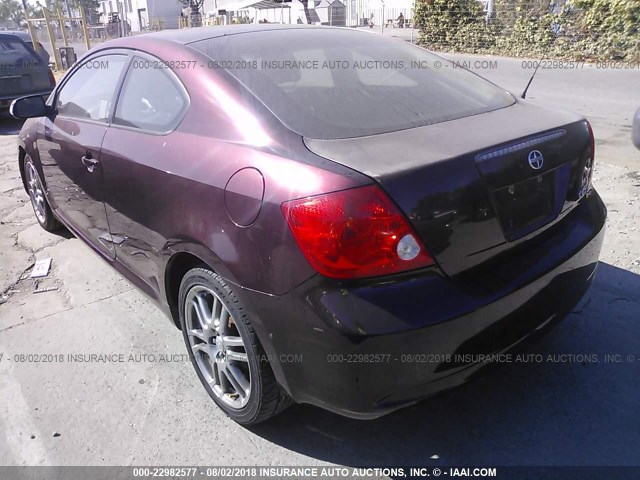 JTKDE167870150034 - 2007 TOYOTA SCION TC 紫色 照片 3
