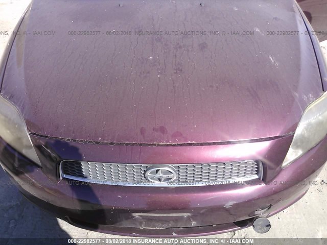 JTKDE167870150034 - 2007 TOYOTA SCION TC 紫色 照片 6