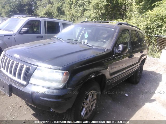 1J4GW48S44C225708 - 2004 JEEP GRAND CHEROKEE LAREDO/COLUMBIA/FREEDOM 黑色 照片 2
