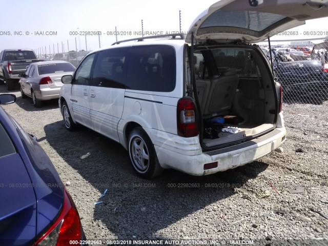 1GMDX03E1WD335379 - 1998 PONTIAC TRANS SPORT  WHITE photo 3