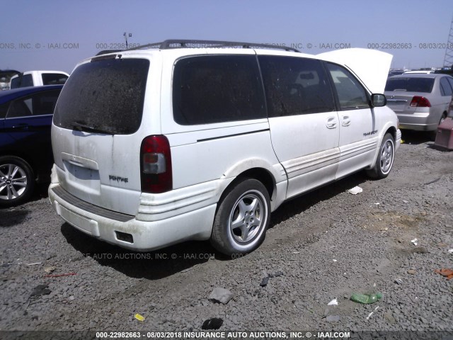 1GMDX03E1WD335379 - 1998 PONTIAC TRANS SPORT  WHITE photo 4