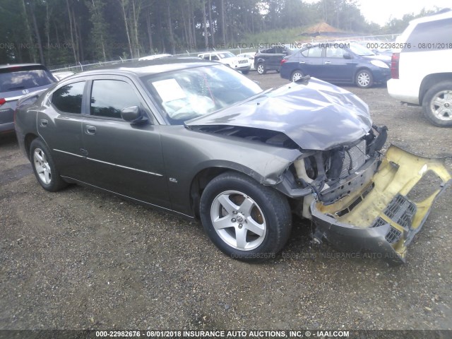 2B3CA3CV2AH267044 - 2010 DODGE CHARGER SXT GRAY photo 1