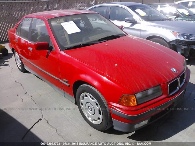 4USCC8327SLA07249 - 1995 BMW 318 I AUTOMATIC RED photo 1
