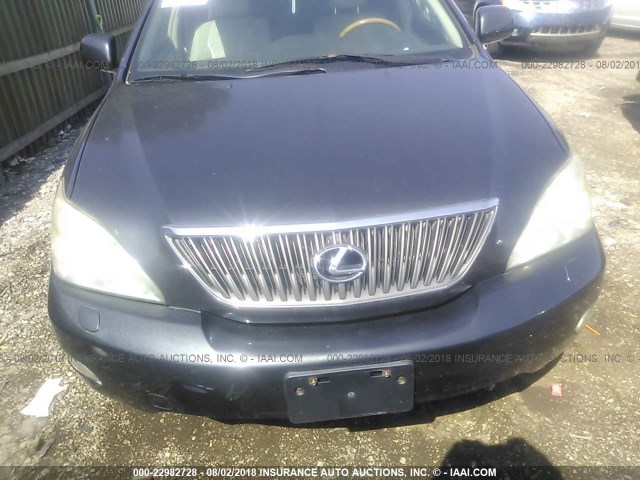 2T2HK31U27C031746 - 2007 LEXUS RX 350 BLUE photo 6