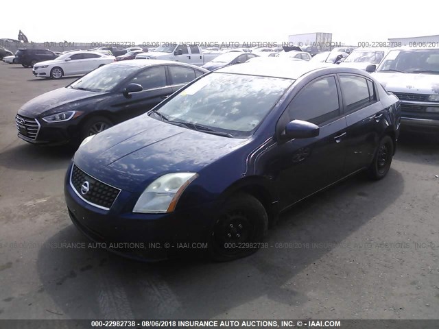 3N1AB61E57L616899 - 2007 NISSAN SENTRA 2.0/2.0S/2.0SL BLUE photo 2