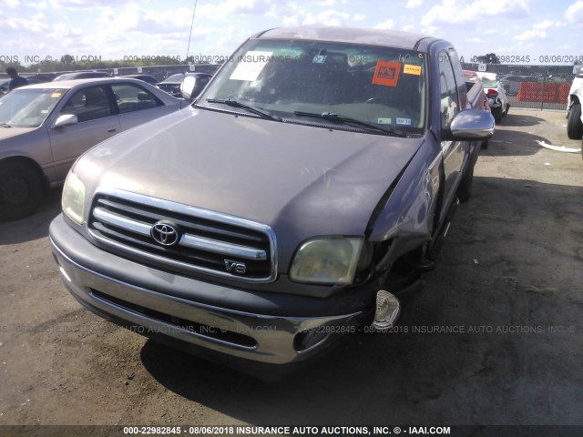 5TBBT44182S332190 - 2002 TOYOTA TUNDRA ACCESS CAB/ACCESS CAB SR5 TAN photo 6