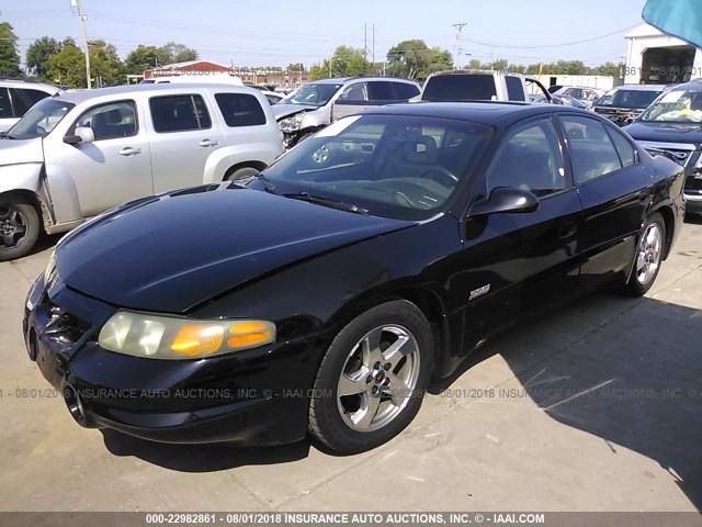 1G2HZ541324174394 - 2002 PONTIAC BONNEVILLE SSEI BLACK photo 2