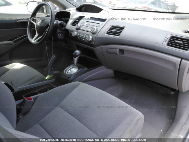 2HGFA16319H329816 - 2009 HONDA CIVIC VP SILVER photo 5