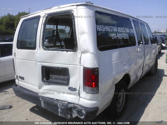 1FMRE11253HB11370 - 2003 FORD ECONOLINE E150 WAGON WHITE photo 6