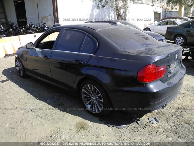 WBAPN7C54BA950551 - 2011 BMW 335 D BLACK photo 3