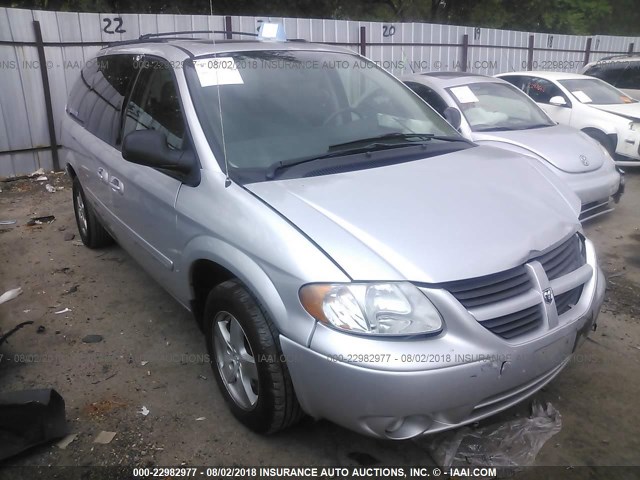 2D4GP44L06R820036 - 2006 DODGE GRAND CARAVAN SXT SILVER photo 1